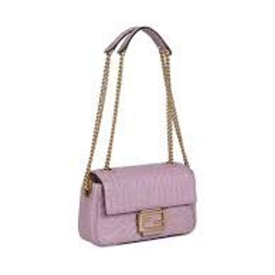 【預購】Fendi Baguette midi 香芋紫色中號鍊條法棍包 納帕皮革 腋下包 單肩包 肩背包 手提包 手拿包-5