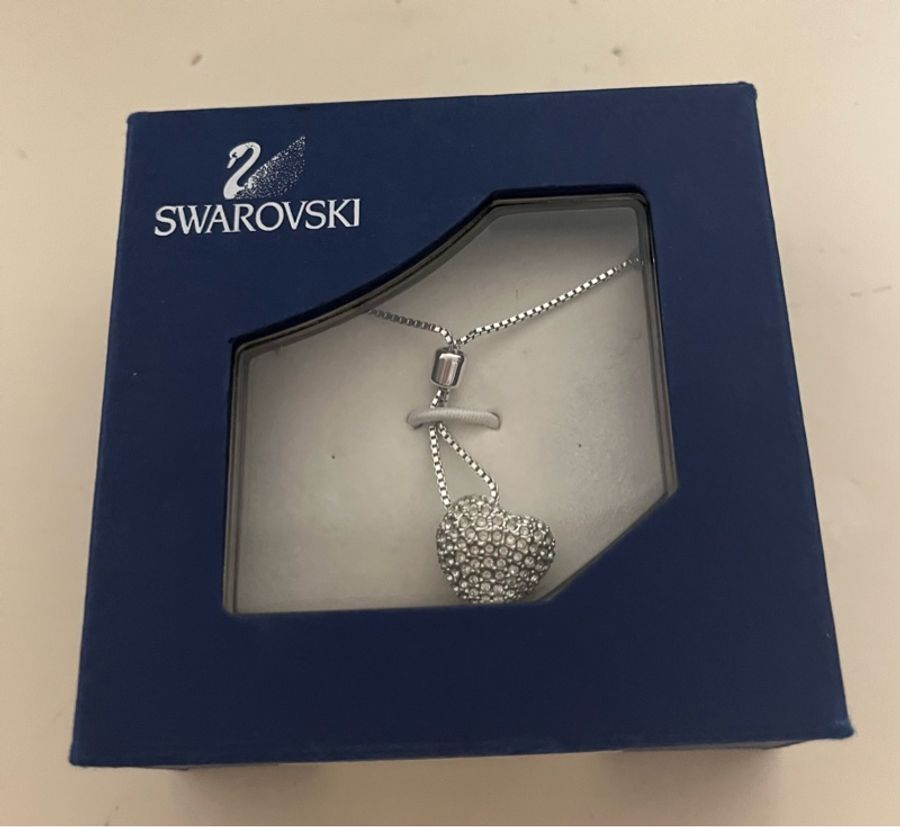 Swarovski施華洛世奇愛心項鍊-0
