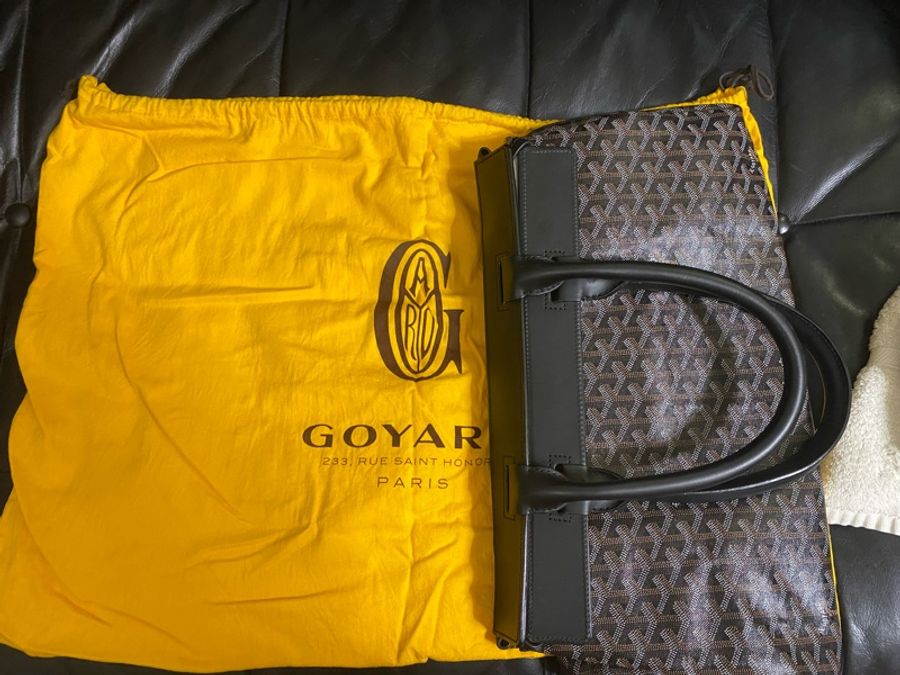 Goyard 托特包 bellechasse 男包 女包 黑色經典-2