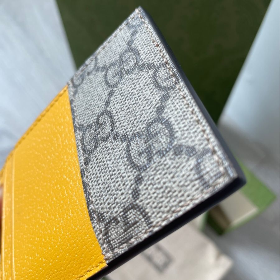 Gucci 經典老花 虎頭 卡夾-4