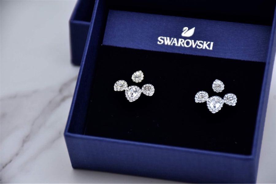 (全新）SWAROVSKI 水鑽耳環-1