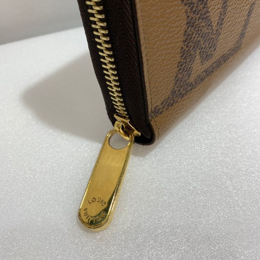 LV 拉鍊長夾/皮夾 M69353 93成新-7