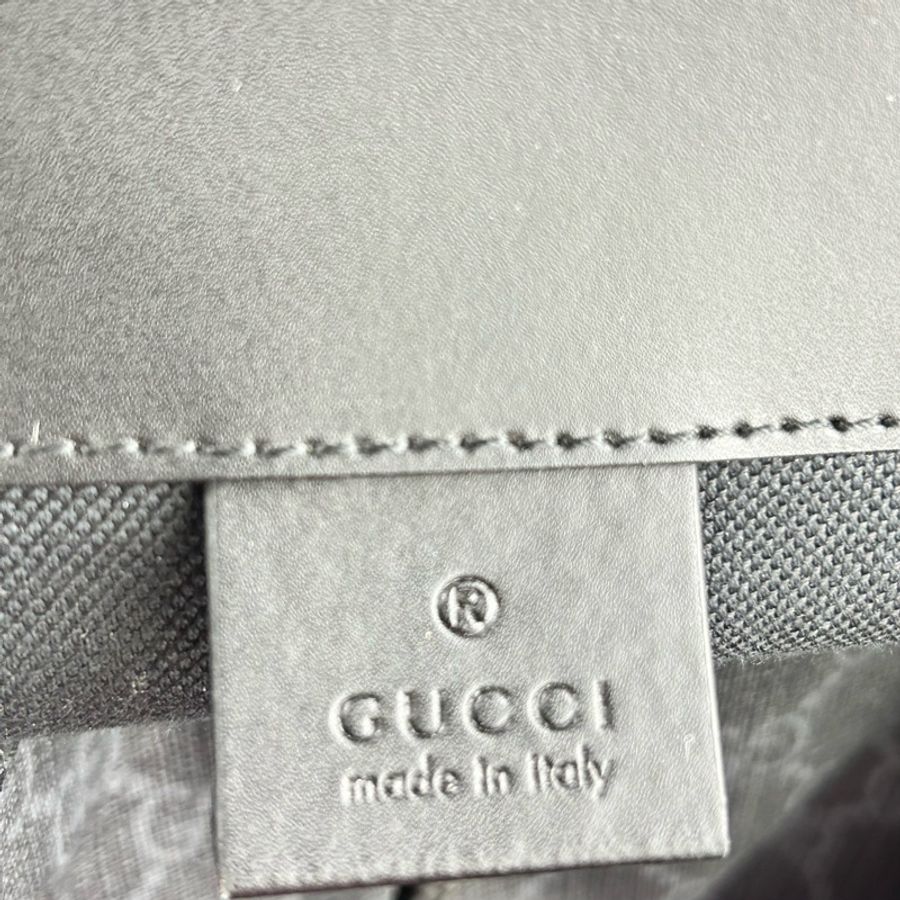 GUCCI Supreme GG souple 紅黑配色軍旅大後背包 雙肩背包-7