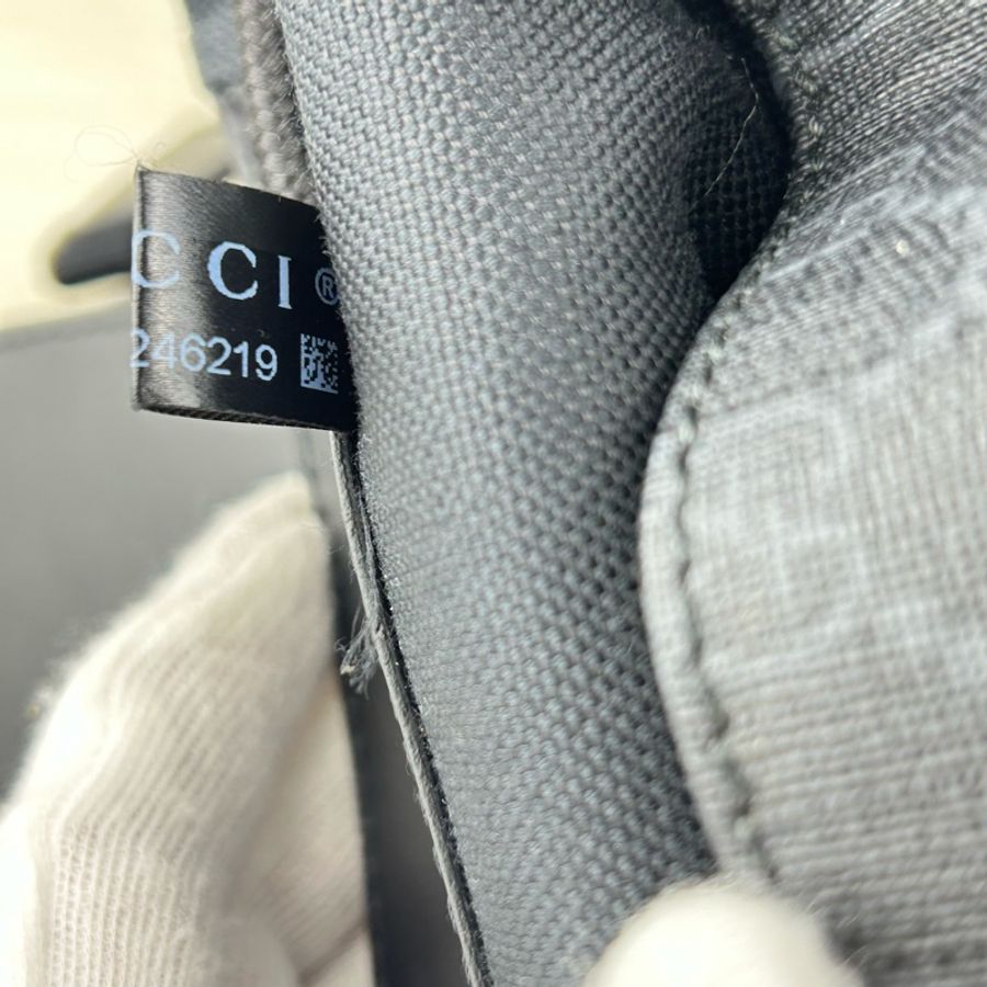 GUCCI Supreme GG souple 紅黑配色軍旅大後背包 雙肩背包-10