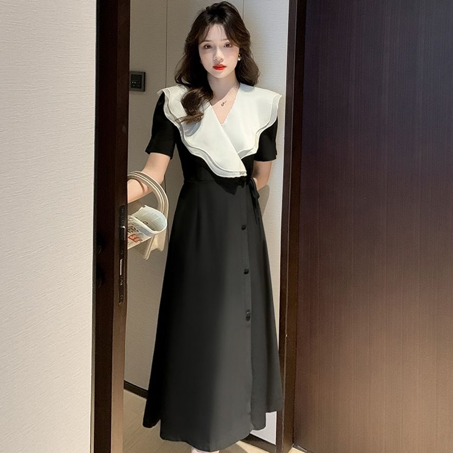 👗👗黑色一片裙洋裝👗👗-1