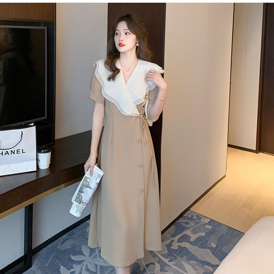 👗👗黑色一片裙洋裝👗👗-4
