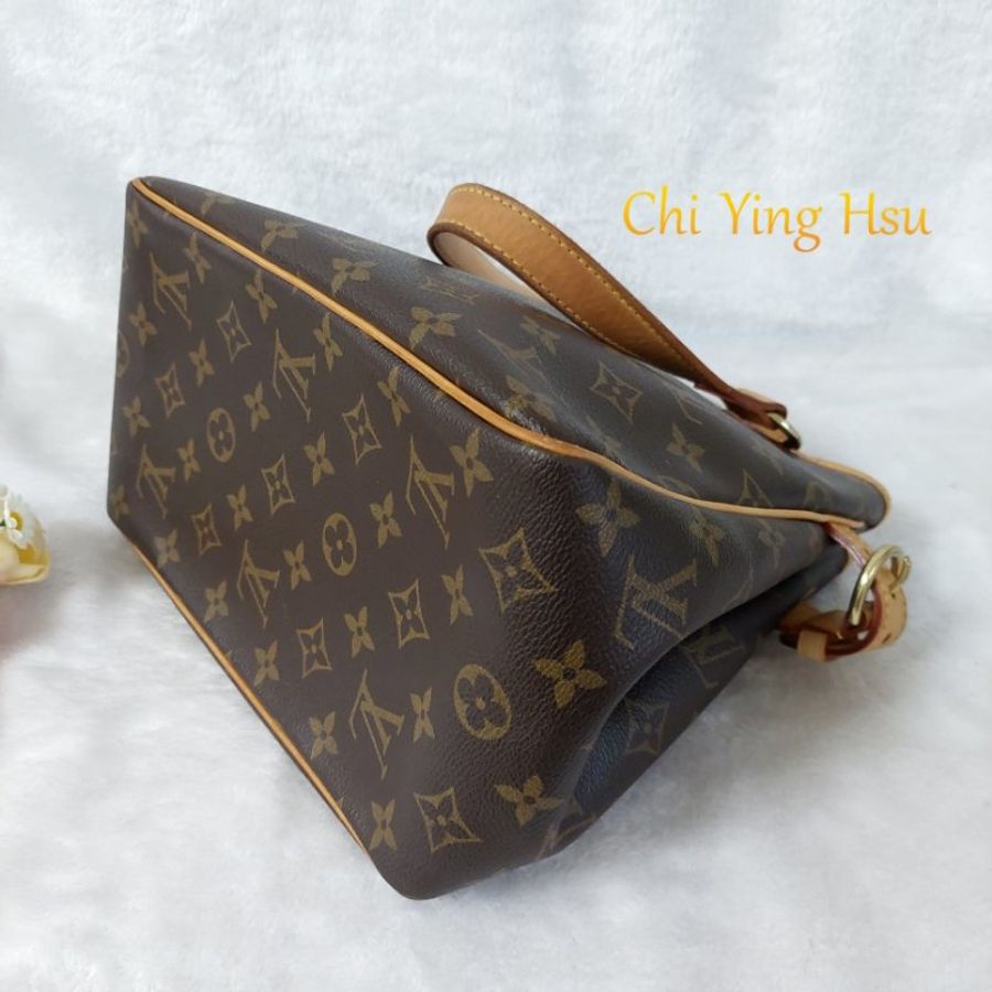 LV M51156 Vintage 🎀已保留 🎀 二手 經典老花小號南瓜包 名媛包 斜背包~整體約9成新以上-4