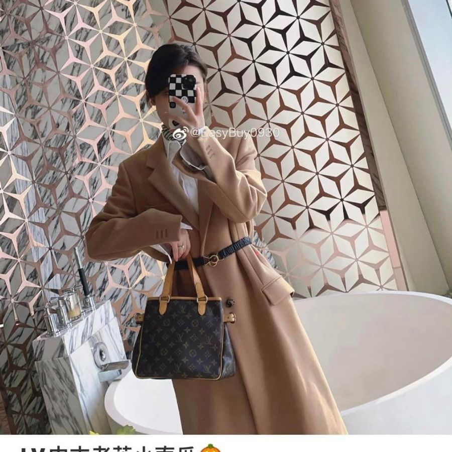 LV M51156 Vintage 🎀已保留 🎀 二手 經典老花小號南瓜包 名媛包 斜背包~整體約9成新以上-14