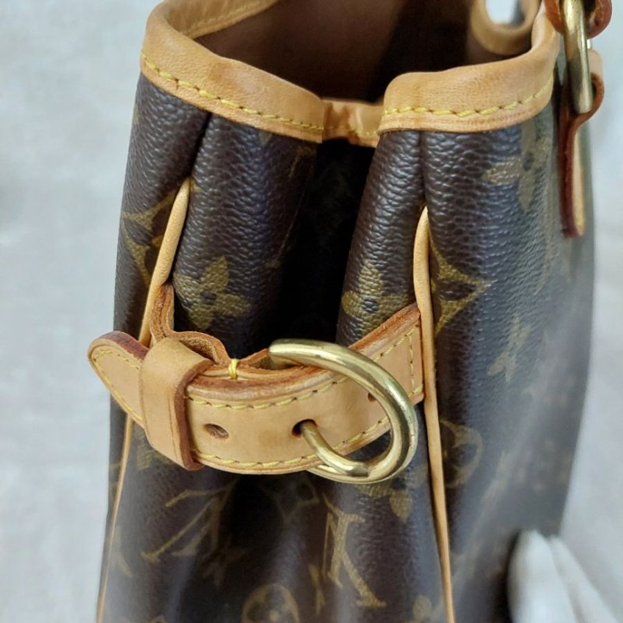 LV M51156 Vintage 🎀已保留 🎀 二手 經典老花小號南瓜包 名媛包 斜背包~整體約9成新以上-7