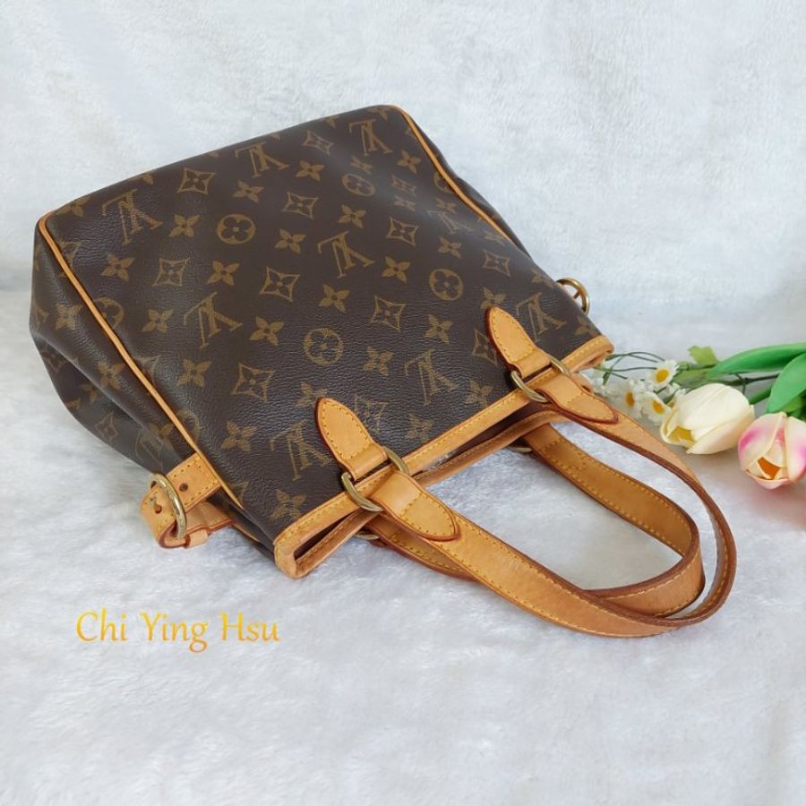 LV M51156 Vintage 🎀已保留 🎀 二手 經典老花小號南瓜包 名媛包 斜背包~整體約9成新以上-8
