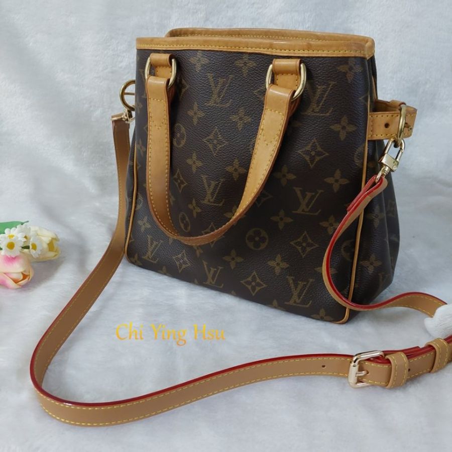 LV M51156 Vintage 🎀已保留 🎀 二手 經典老花小號南瓜包 名媛包 斜背包~整體約9成新以上-10