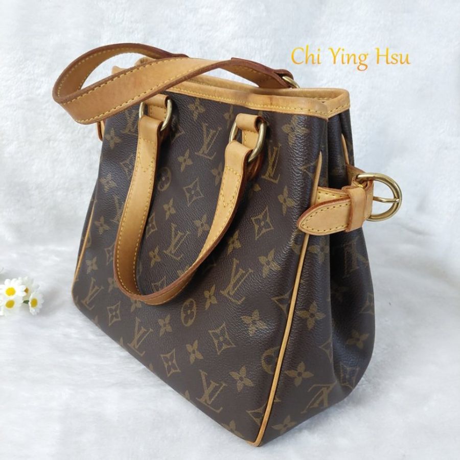 LV M51156 Vintage 🎀已保留 🎀 二手 經典老花小號南瓜包 名媛包 斜背包~整體約9成新以上-16
