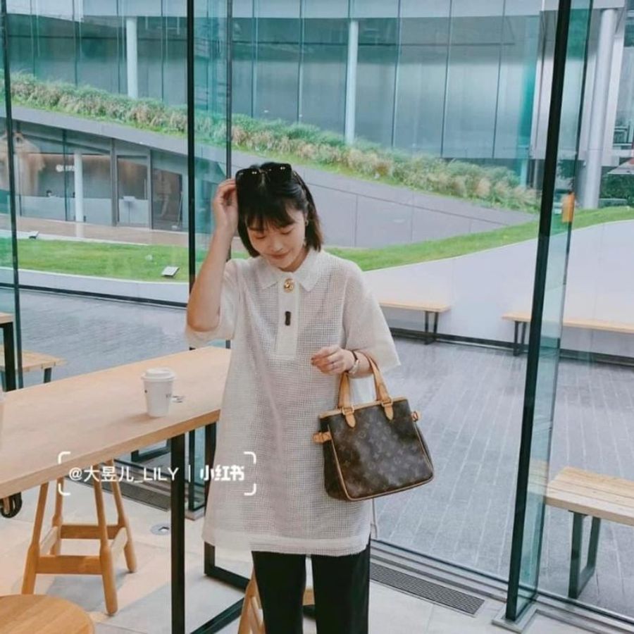 LV M51156 Vintage 🎀已保留 🎀 二手 經典老花小號南瓜包 名媛包 斜背包~整體約9成新以上-17