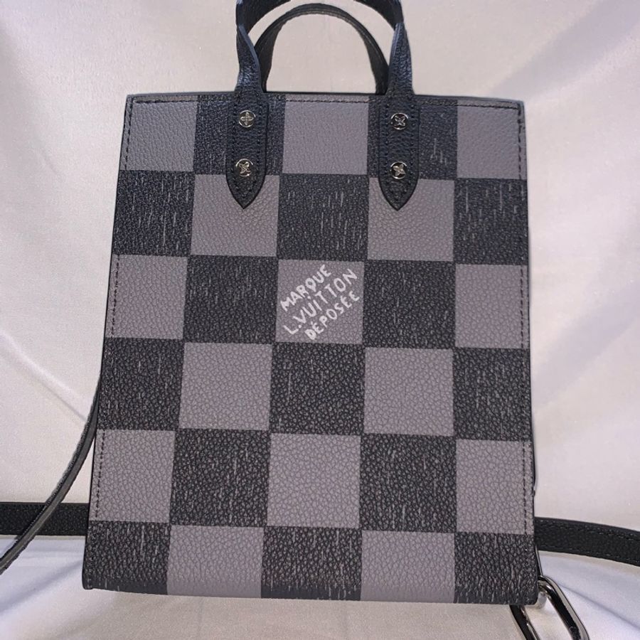 Lv Louis Vuitton Sac Plat Xs 棋盤格迷你琴譜包 N60479-7