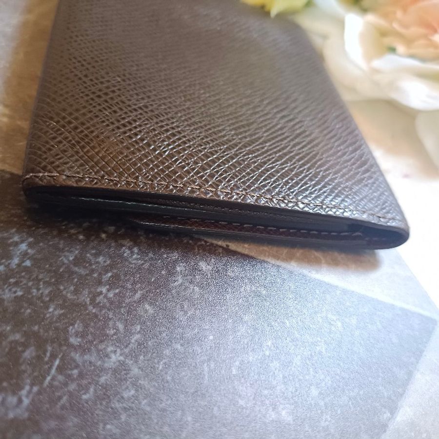 LV 咖啡色 皮夾卡夾-8