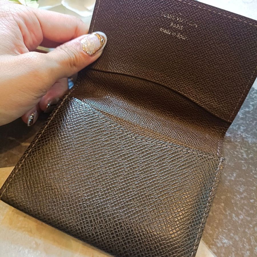 LV 咖啡色 皮夾卡夾-9
