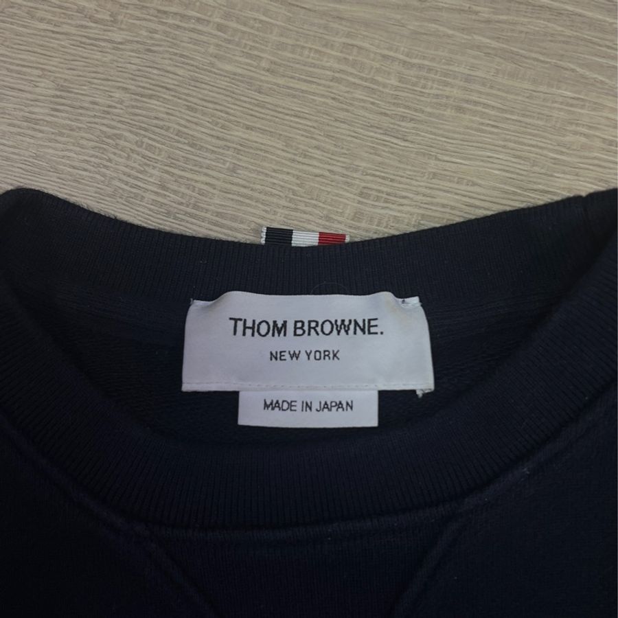 Thom Browne經典款衛衣 深藍-2