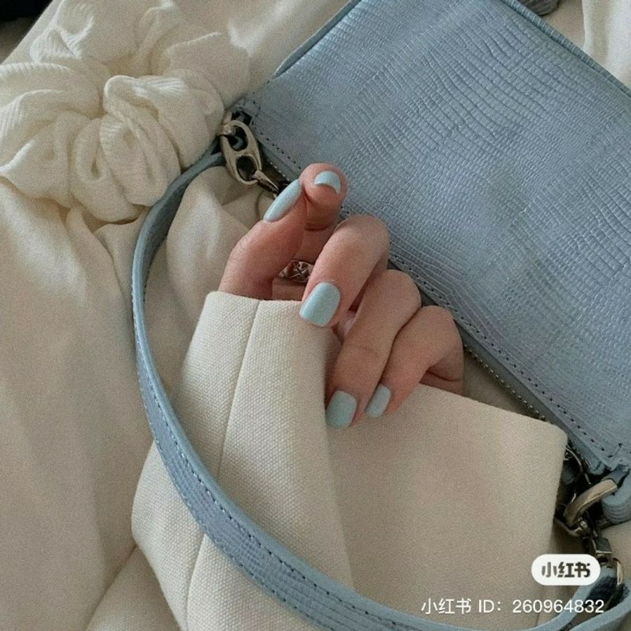By Far mini rachel baby blue腋下包-1