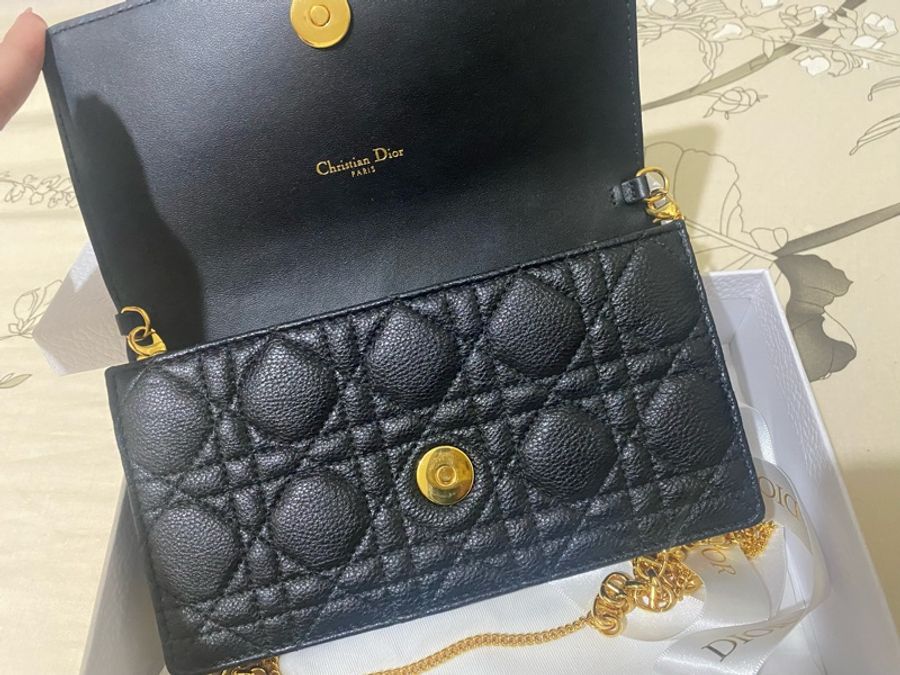 Dior 黑色WOC包金鏈-2