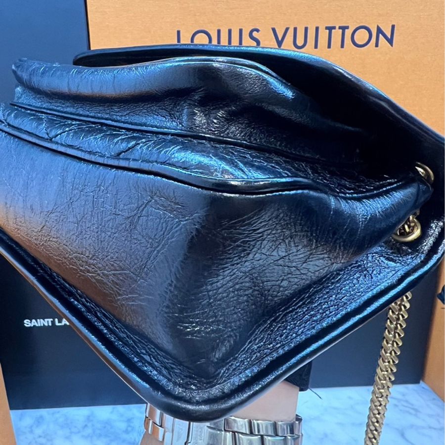 YSL Niki baby 仿舊金鏈 斜背 肩背包 近全新-26