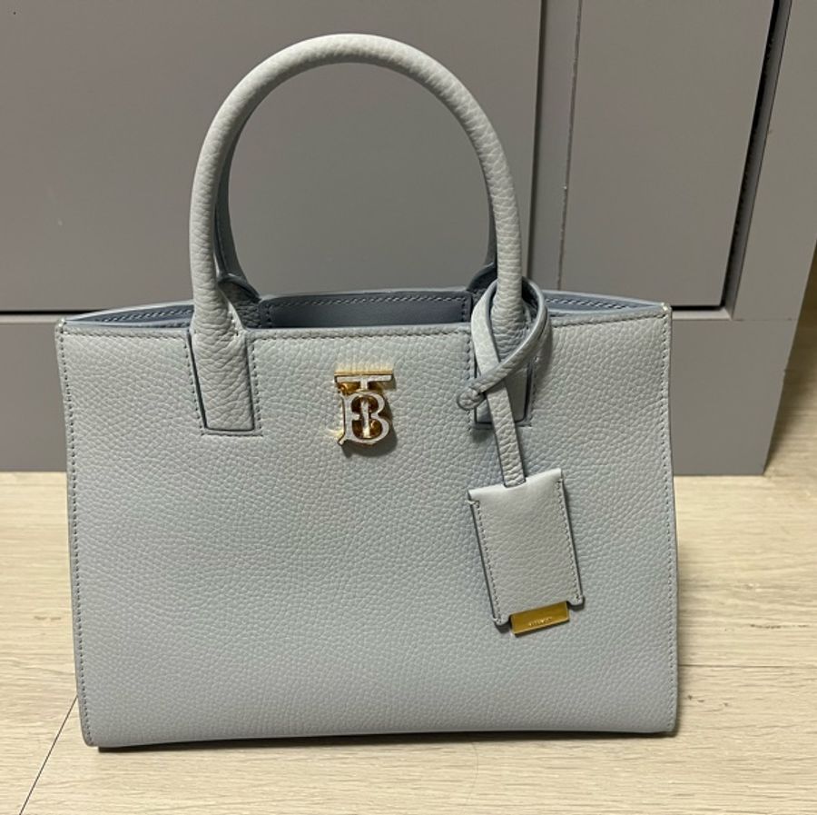 BURBERRY 迷你FRANCES包 寶寶藍-5