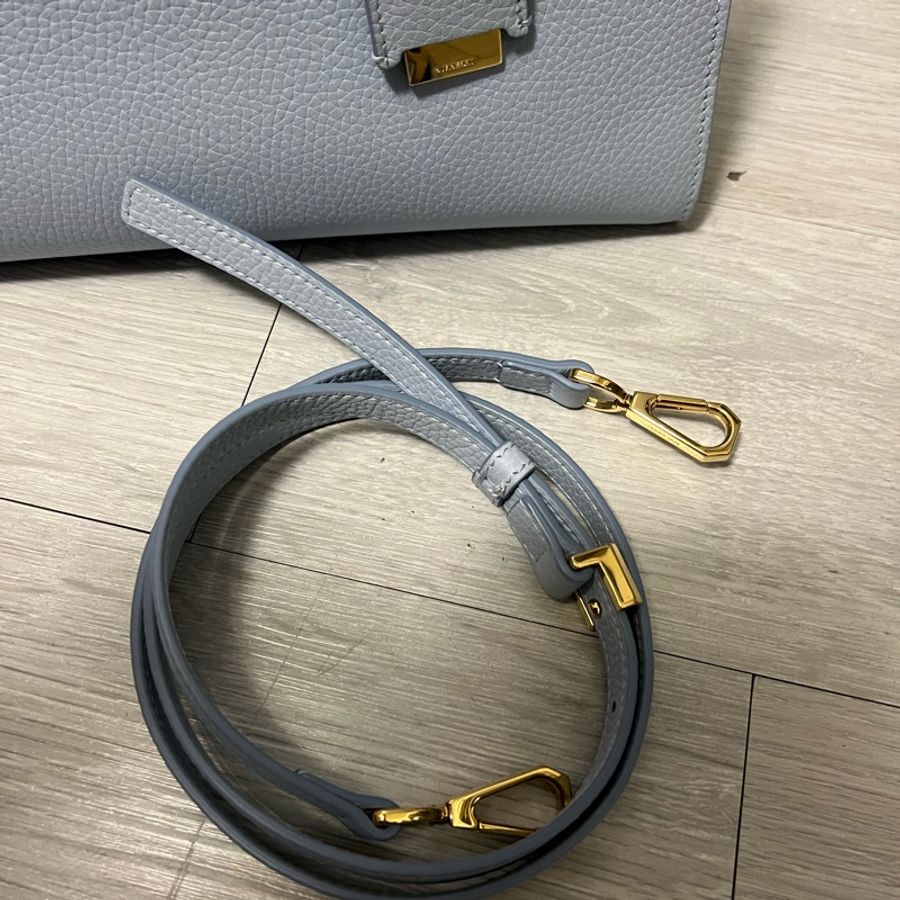BURBERRY 迷你FRANCES包 寶寶藍-14