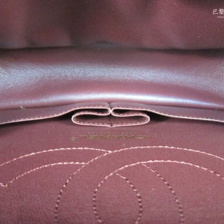 【巴黎站二手名牌專賣店】＊現貨＊CHANEL 香奈兒 真品＊ A37586 黑色2.55金鍊口蓋包(24cm)-3