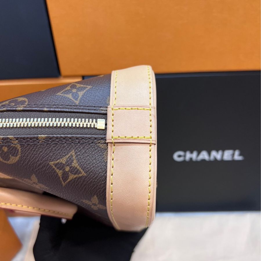 LV Louis Vuitton Alma BB 老花 艾瑪包 貝殼包 晶片款-23