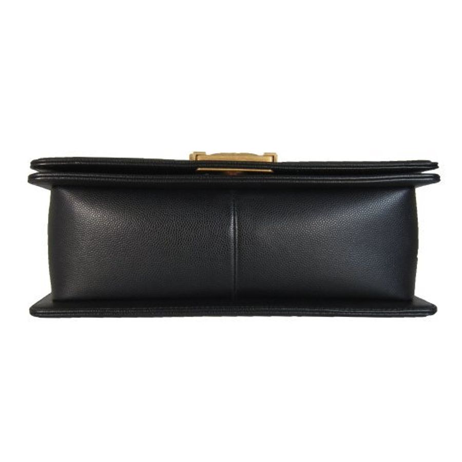 【巴黎站二手名牌專賣店】＊現貨＊CHANEL 香奈兒 真品＊經典BOY系列A67086黑荔枝菱格金(25)-2