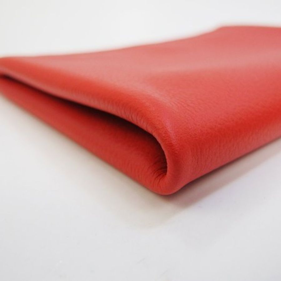 【巴黎站二手名牌專賣店】*現貨*HERMES 愛馬仕 真品*Atout pouch 牛皮紅x藍撞色雙層手拿包-4