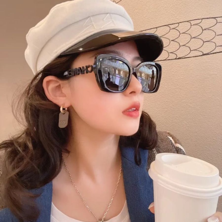 【現貨】Chanel【可刷卡分期】香奈兒 CH5422 黑色 太陽眼鏡 單身即地獄 宋智雅同款墨鏡 偏光太陽眼鏡 熱賣款-13