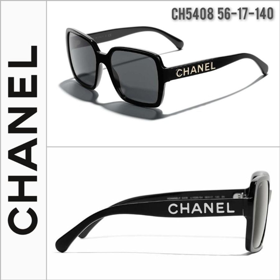 【現貨】麗睛眼鏡Chanel【可刷卡分期】香奈兒 CH5408 太陽眼鏡 金色字母 香奈兒熱賣款 歐陽娜娜同款 小香眼鏡-5