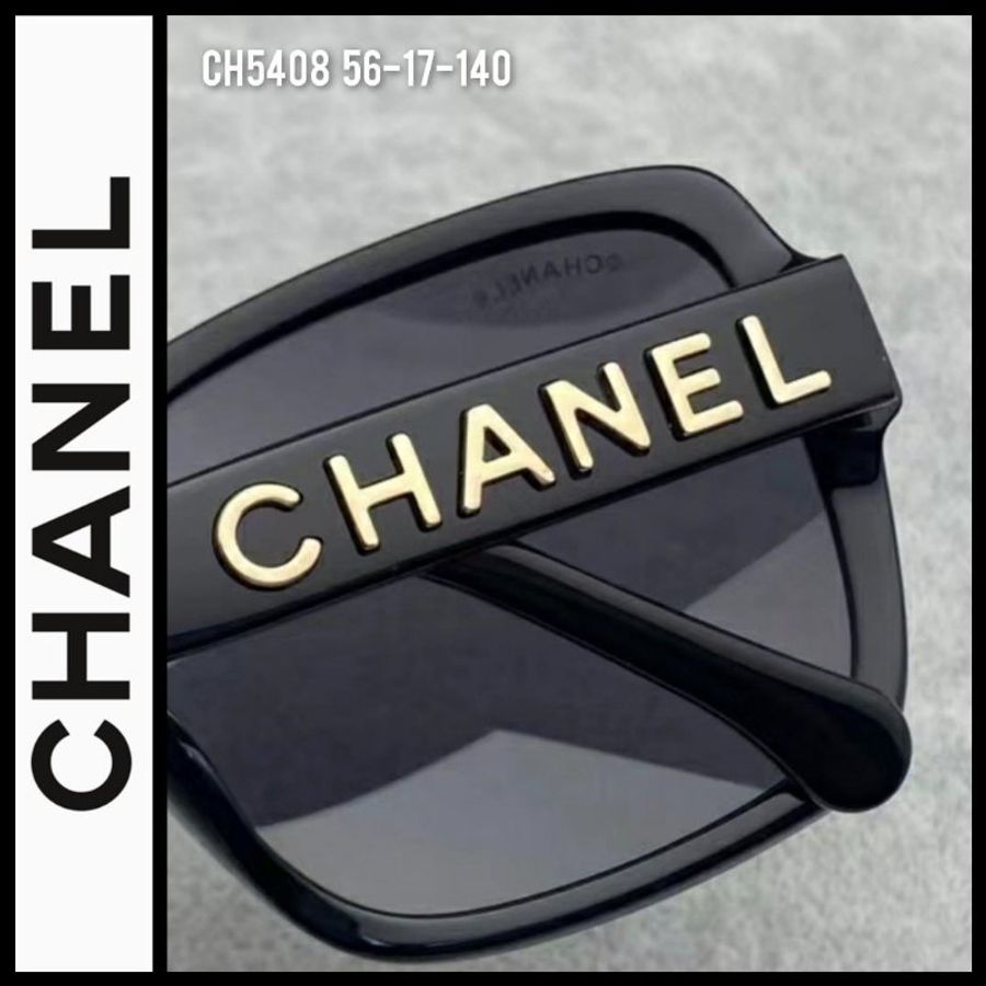 【現貨】麗睛眼鏡Chanel【可刷卡分期】香奈兒 CH5408 太陽眼鏡 金色字母 香奈兒熱賣款 歐陽娜娜同款 小香眼鏡-6