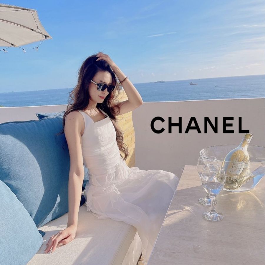 【現貨】麗睛眼鏡Chanel【可刷卡分期】香奈兒 CH5408 太陽眼鏡 金色字母 香奈兒熱賣款 歐陽娜娜同款 小香眼鏡-15