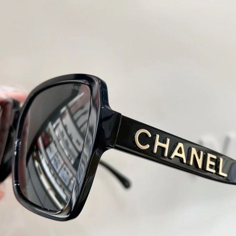 【預購】麗睛眼鏡Chanel【可刷卡分期】香奈兒 CH5408 太陽眼鏡 金色字母 香奈兒熱賣款 歐陽娜娜同款 小香眼鏡-13
