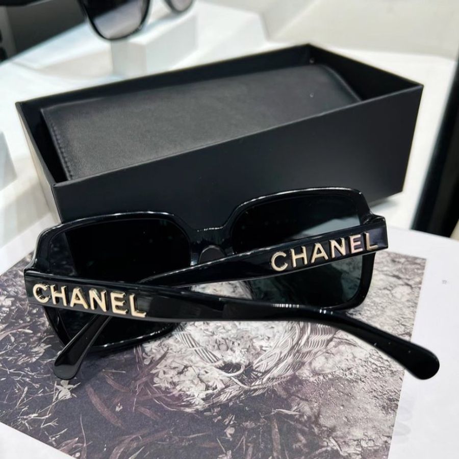【預購】麗睛眼鏡Chanel【可刷卡分期】香奈兒 CH5408 太陽眼鏡 金色字母 香奈兒熱賣款 歐陽娜娜同款 小香眼鏡-16