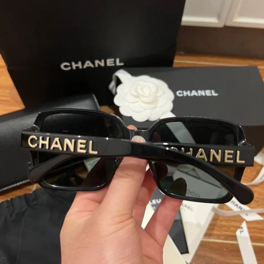 【預購】麗睛眼鏡Chanel【可刷卡分期】香奈兒 CH5408 太陽眼鏡 金色字母 香奈兒熱賣款 歐陽娜娜同款 小香眼鏡-18