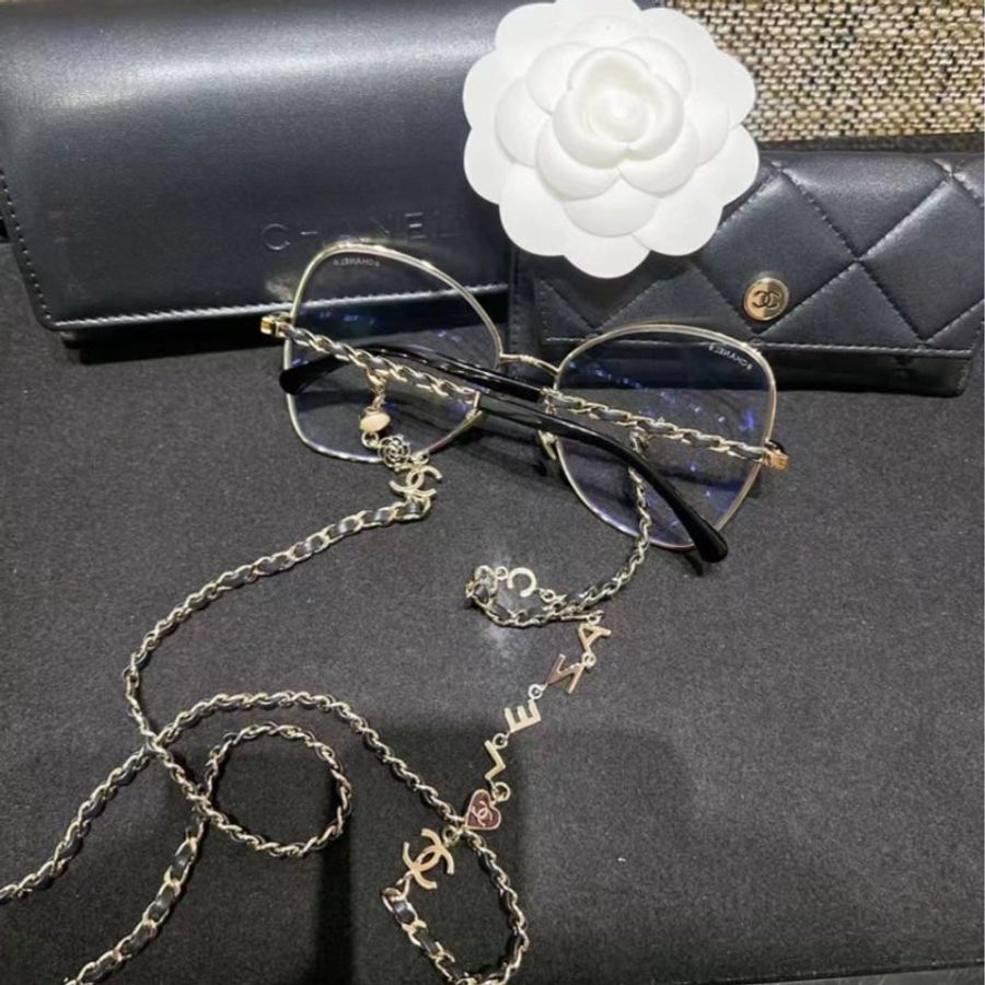 【現貨】麗睛眼鏡Chanel【可刷卡分期】香奈兒 CH2205Q 附香奈兒眼鏡鏈 太陽眼鏡鏈 小香眼鏡 香奈兒眼鏡-0