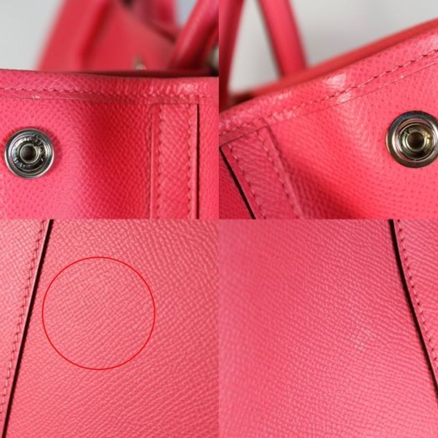 【巴黎站二手名牌專賣店】＊現貨＊HERMES 愛馬仕 真品＊C刻 EPSON 粉色皮革GP 36手提包-3