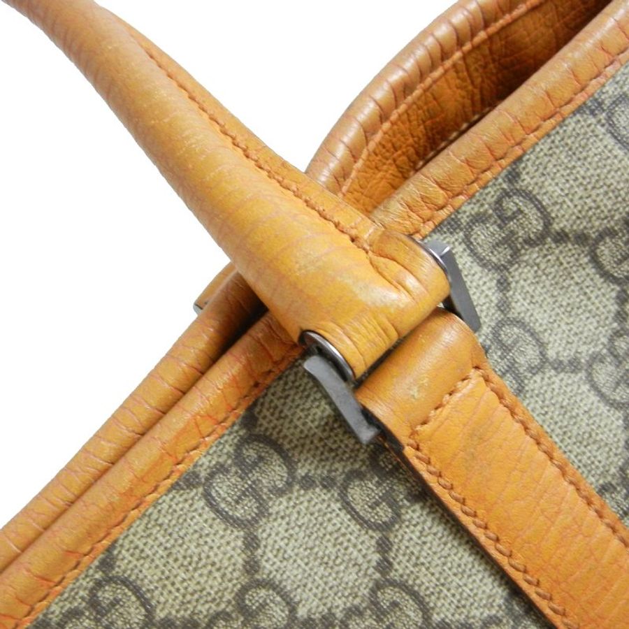 金鐸精品~2291 GUCCI 古馳 114595 PVC 雙G-LOGO 防水帆布肩背 托特包-7