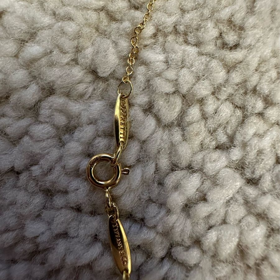 ［想出清啦］ Tiffany&Co 18k金 bean 相思豆項鍊-14