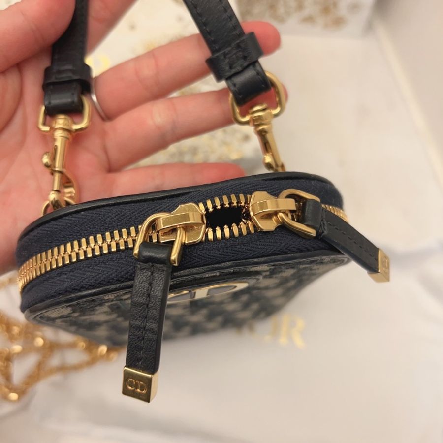 Dior迪奧 30 MONTAIGNE 手機收納袋 蒙田 老花手機包 手提小包-4