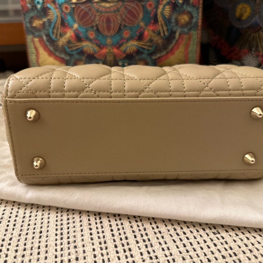 LADY DIOR MY ABCDIOR 手袋 S 小號 米色-6