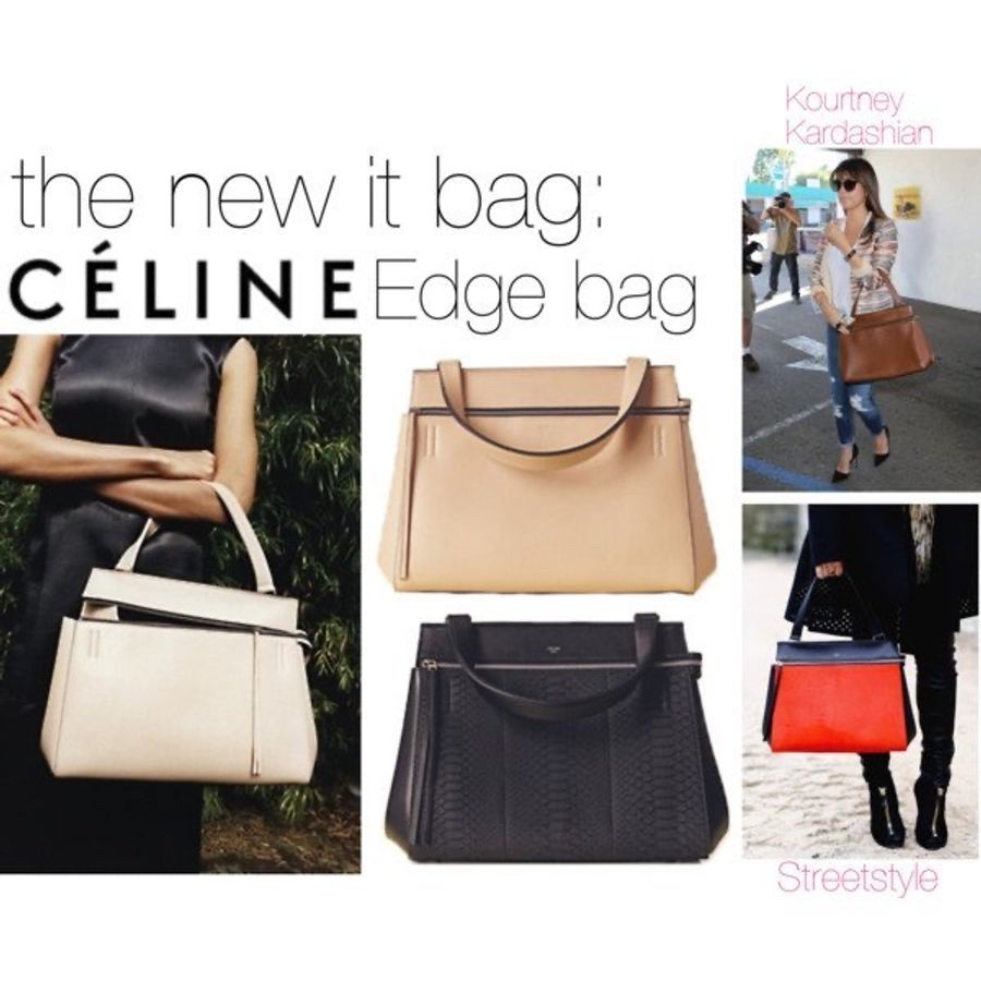 Celine超有氣質的edge bag-8