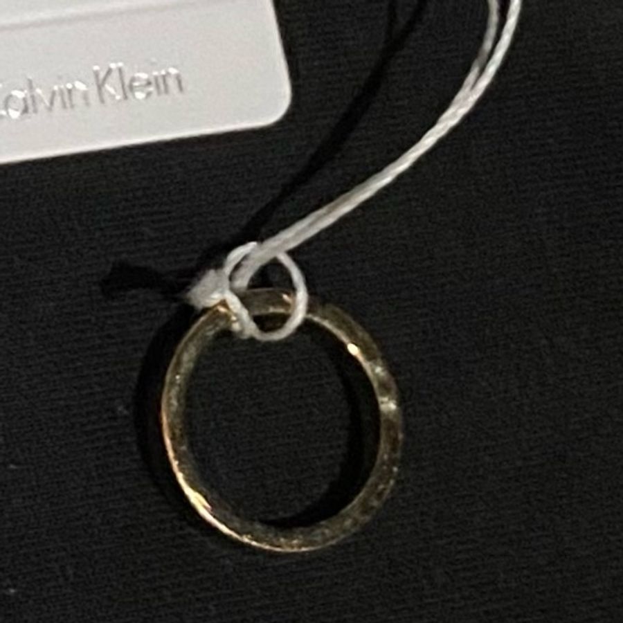 CALVIN KLEIN 金色 LOGO 戒指 #L5-6