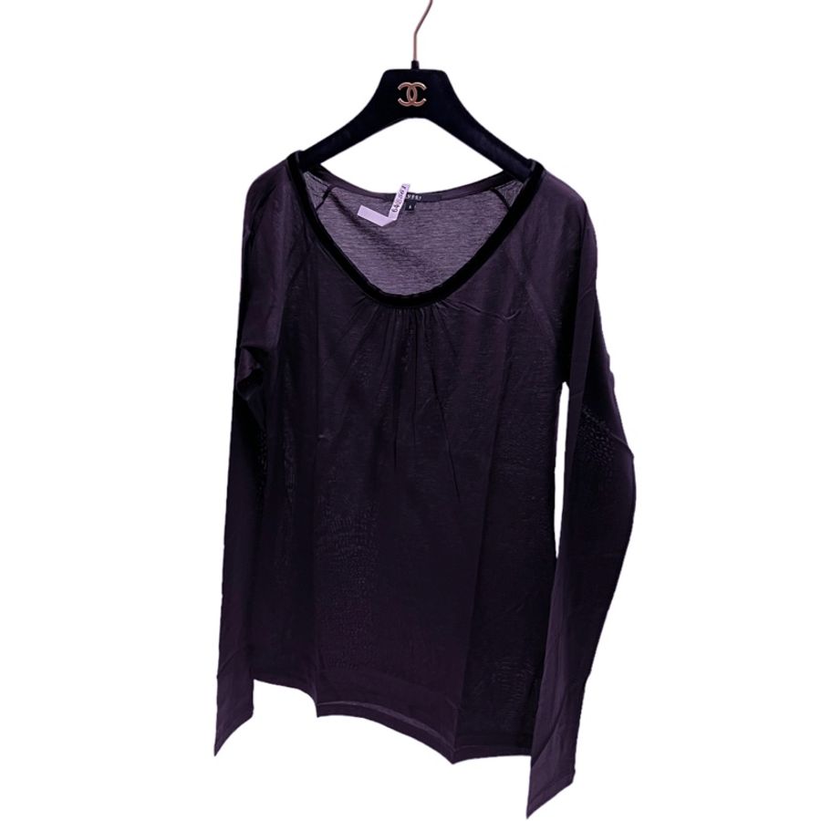 🍒GUCCI暗紫色長袖圓領T size:L / 2F230829-3-3