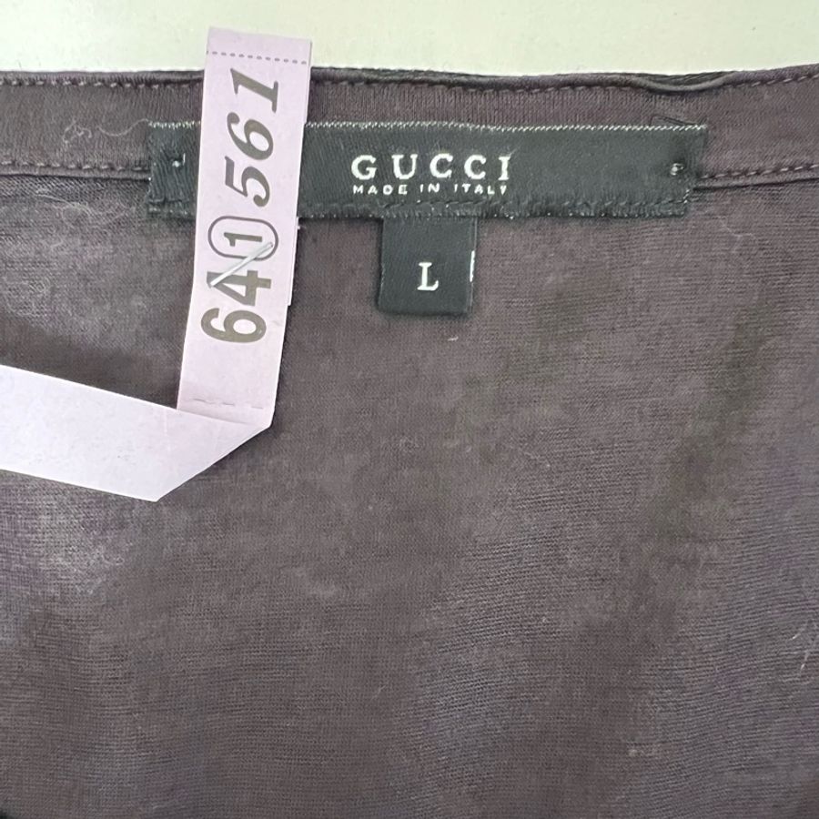 🍒GUCCI暗紫色長袖圓領T size:L / 2F230829-3-8