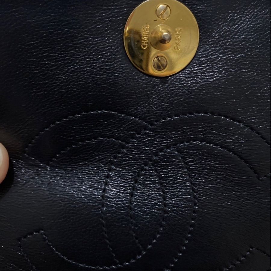 chanel vintage 黑色-3
