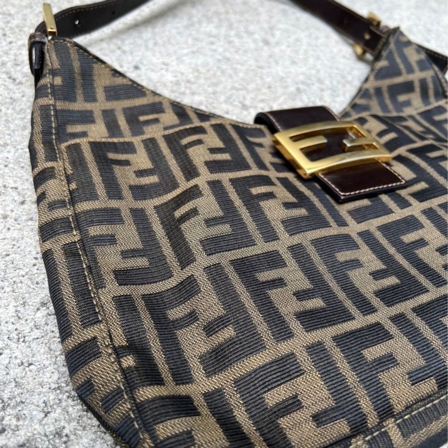 【FENDI】稀有金扣手提肩背包-2
