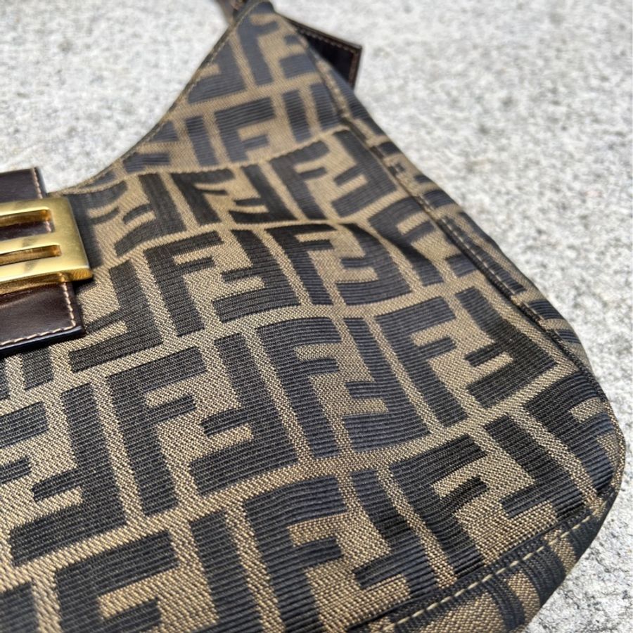 【FENDI】稀有金扣手提肩背包-5